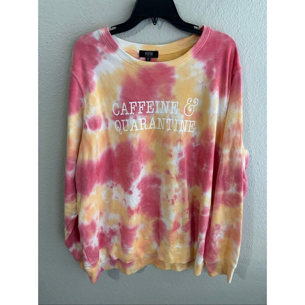 ❤️Modern Canvas Caffeine & Quarantine Sweatshirt